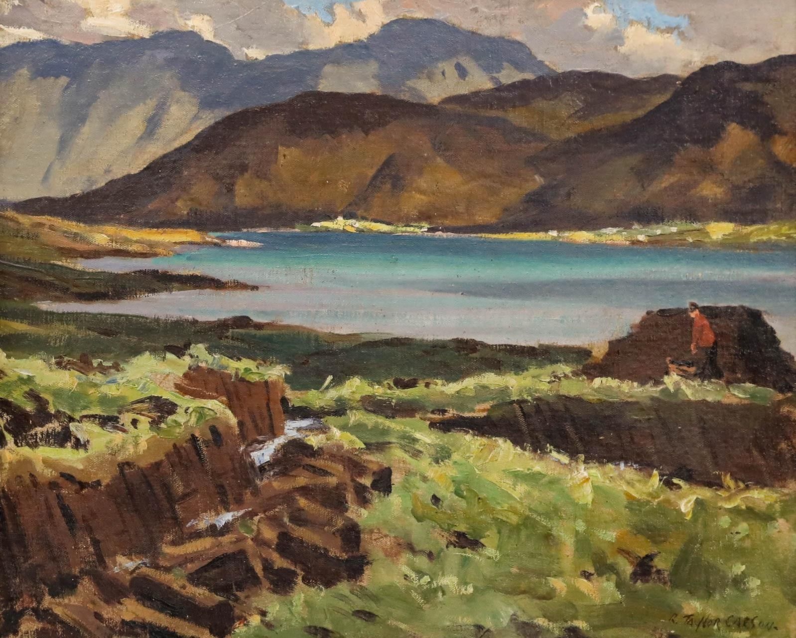 Robert Taylor Carson (1919 2008) Framed Oil, Mulroy Bay, County Donegal photo furniture
