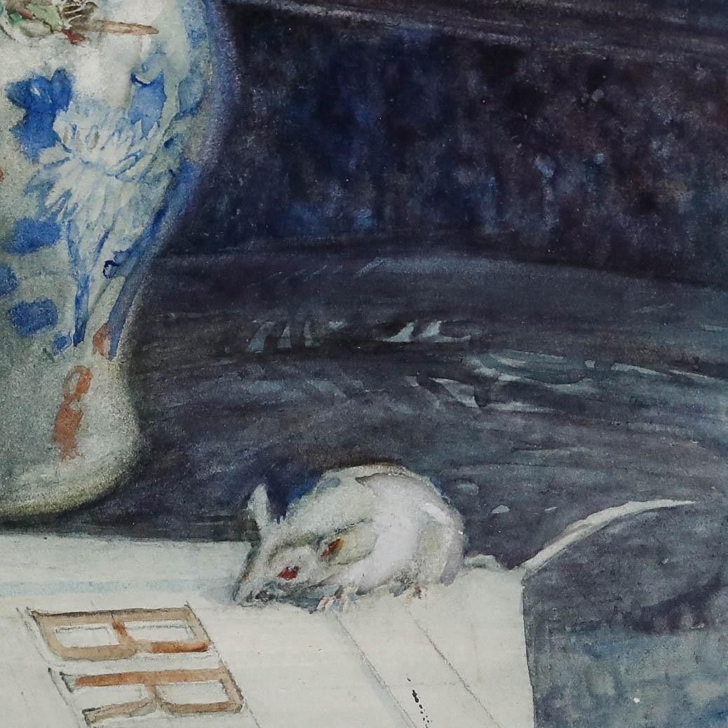 Marjorie Story Fine 20th Century Watercolour, Invitation To Waltz photo Art