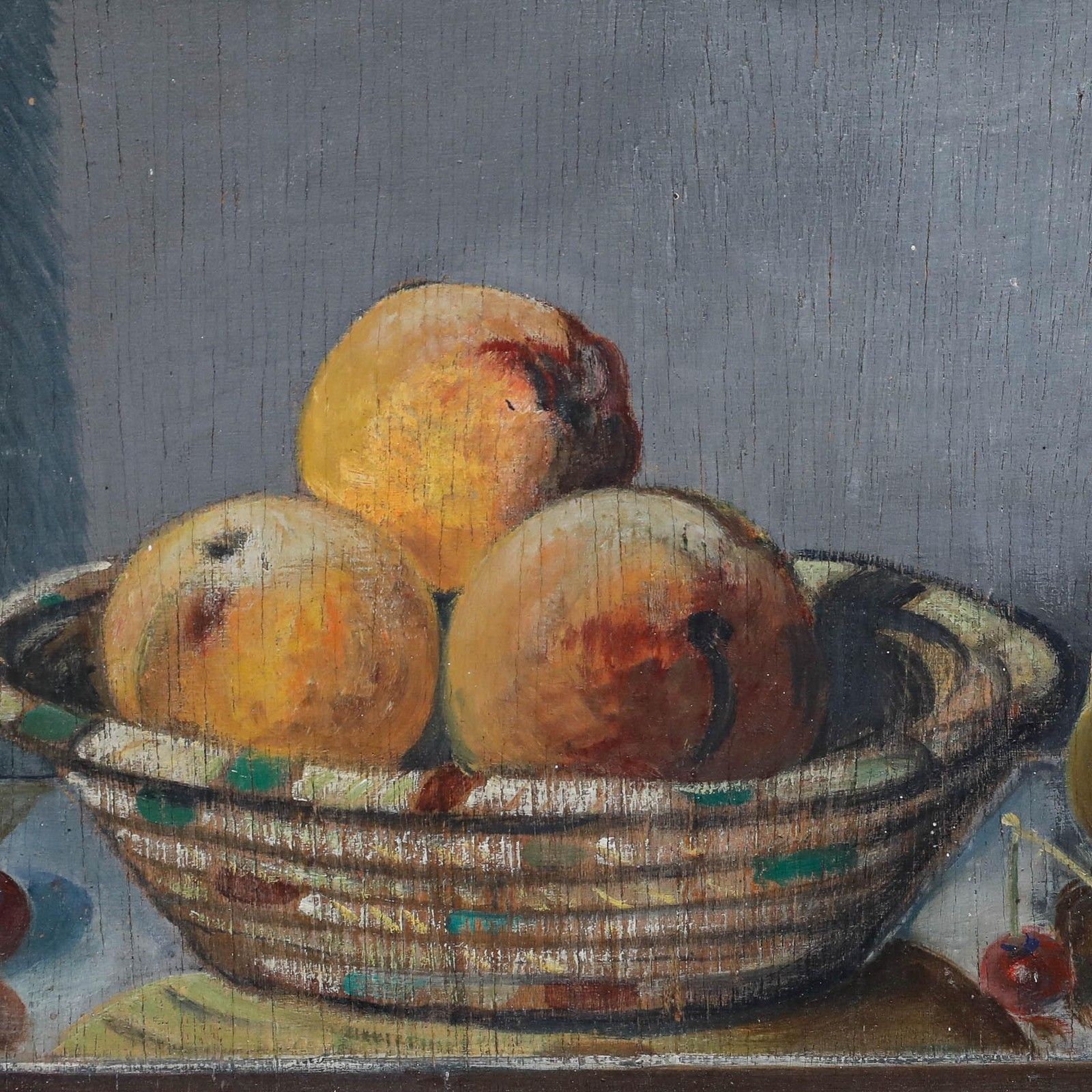 Pont Aven School French Early 20th Century Oil Still Life With Fruit photo 495.0