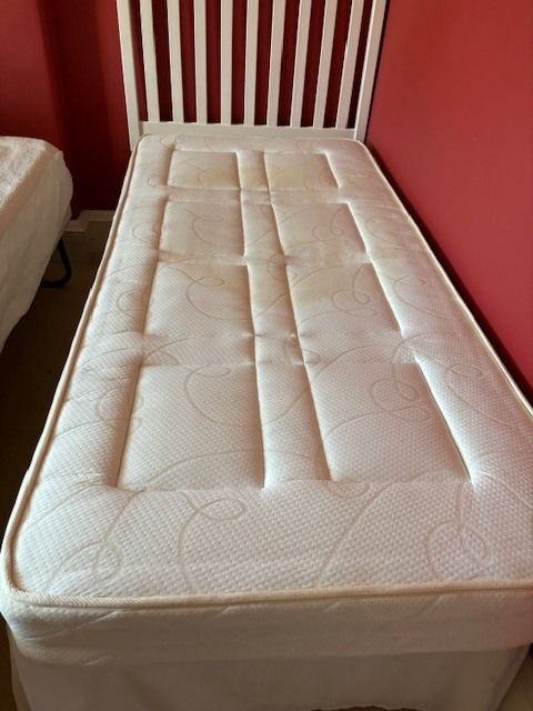 Furniture Single Bed With Pull Out Underbed And 2x Mattresses photo