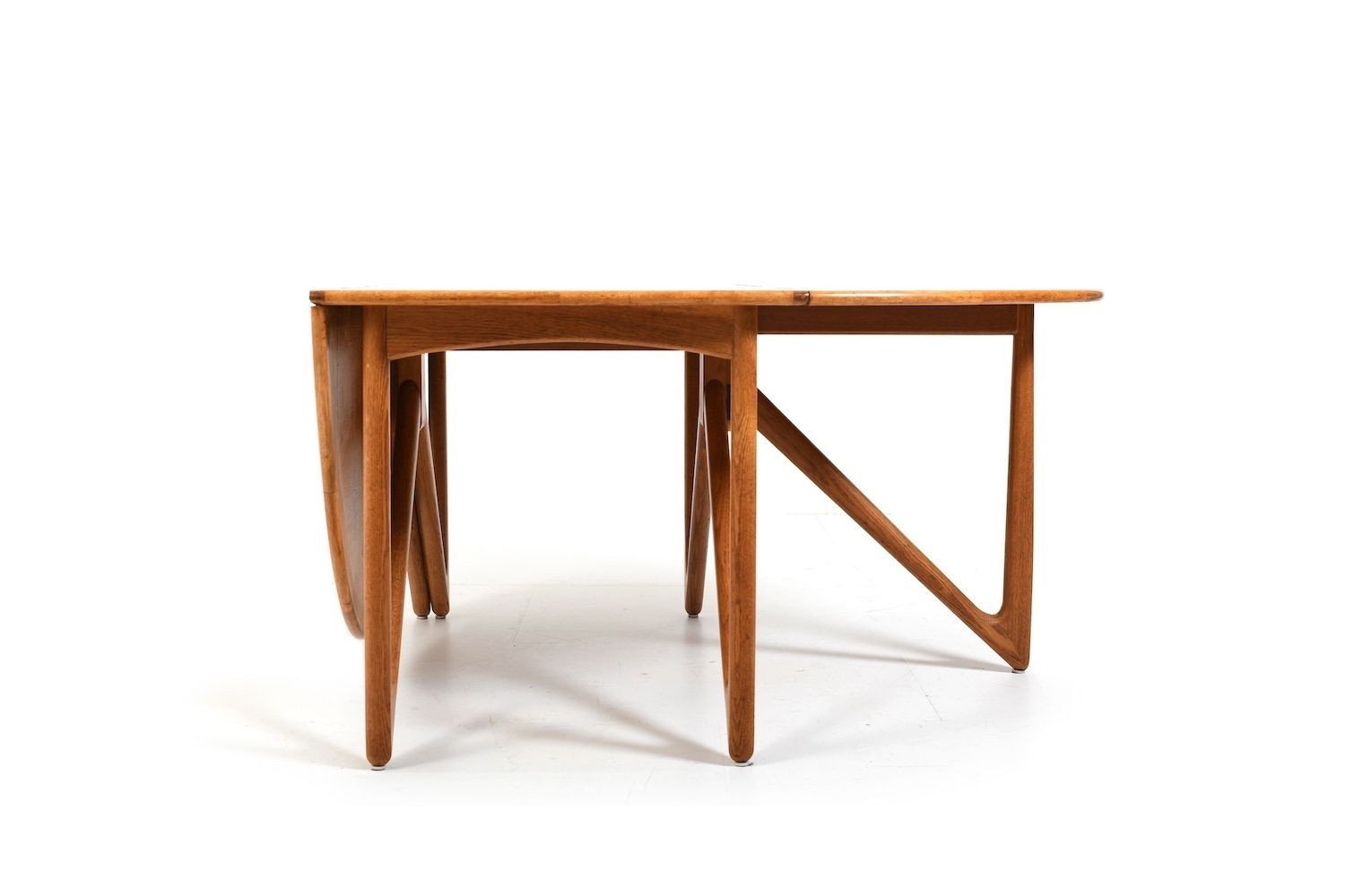Furniture Drop Leaf Dining Table By Niels Koefoed  Denmark 1960s photo