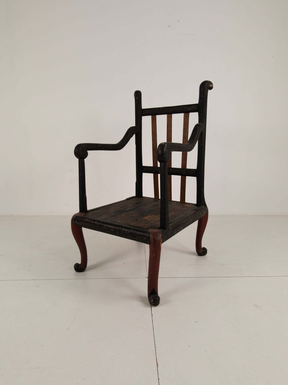 Chinoiserie English Armchair Circa 1900