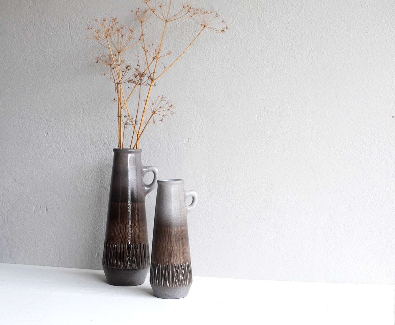 Pair Of Vases By Ingrid Atterberg For Upsala Ekeby, Sweden, 1960s photo furniture