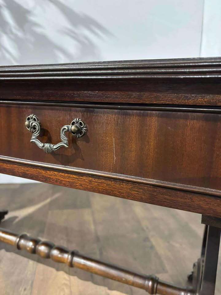 Furniture Vintage Mahogany Drop Leaf Coffee Table photo