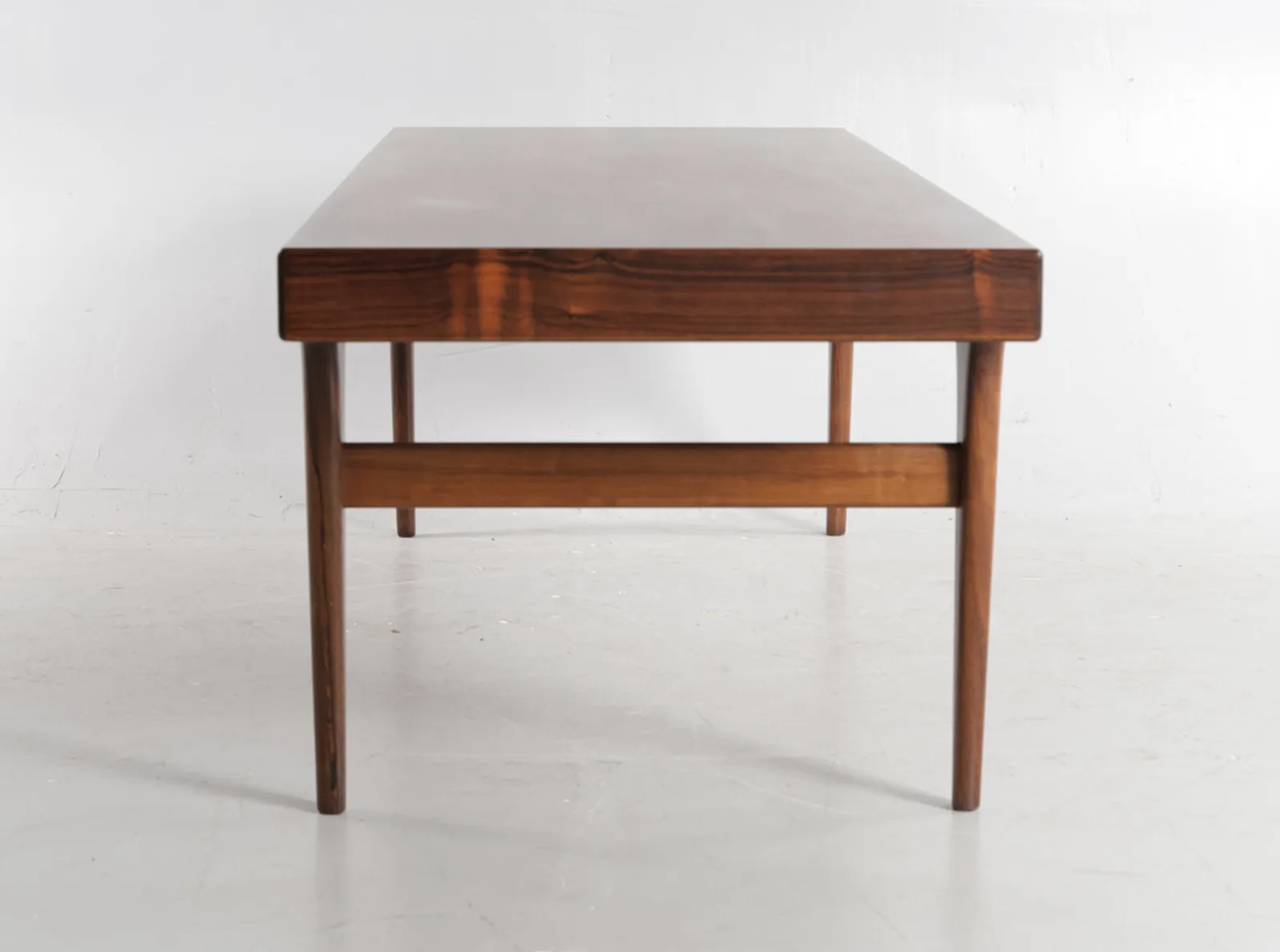 Rectangular Rosewood Coffee Table, Tapered Legs.   Johannes Andersenmanufactured At C. F. Christensen, Silkeborg, 1960s. photo 2200.0