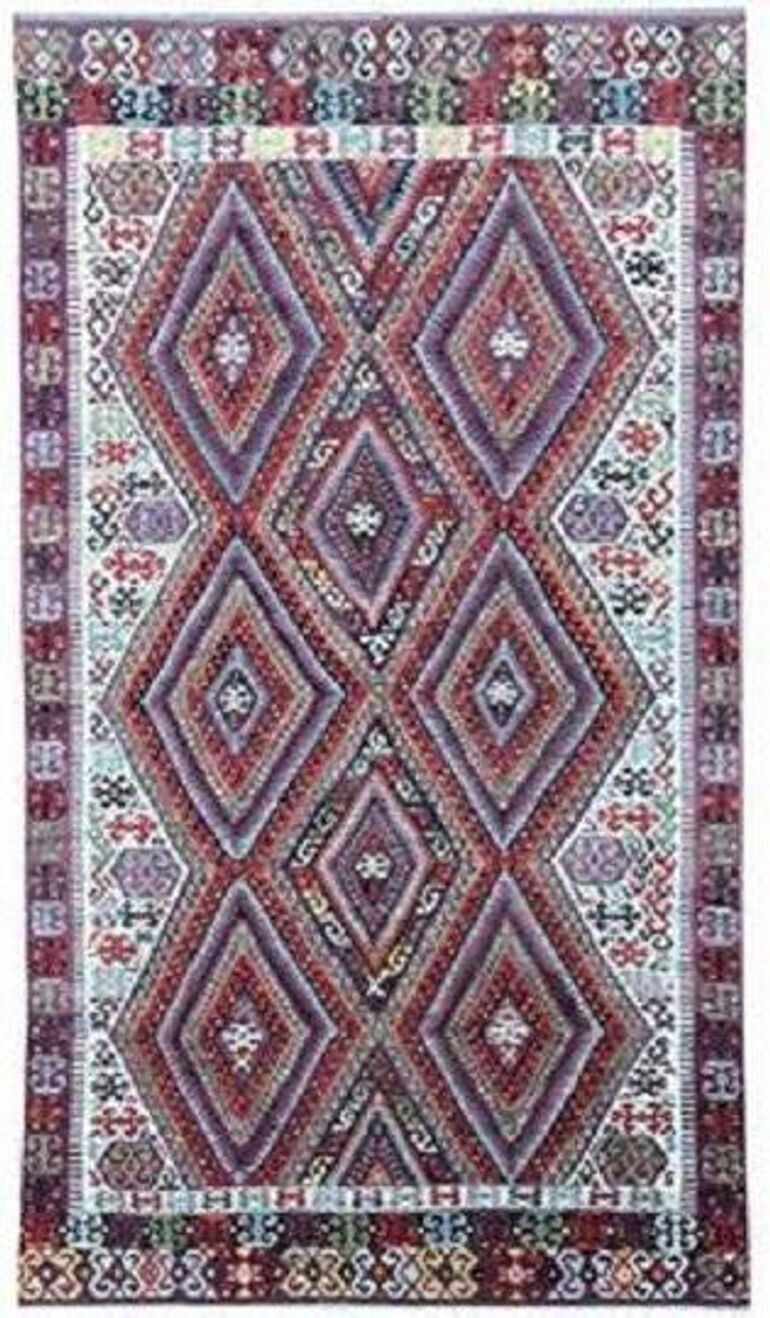 Vintage Anatolian Kilim 2.97m X 1.57m