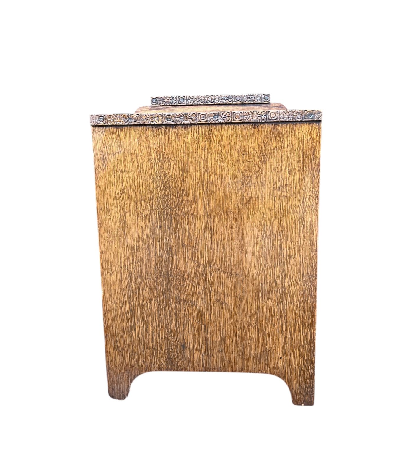 Art Deco Oak Umbrella Stick Pedestal Stand photo 260.0