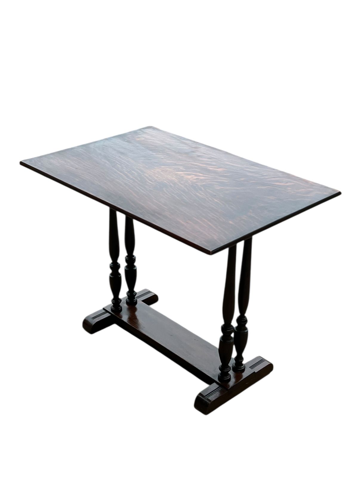 Antique Oak Flip Top Side Table photo 281.0