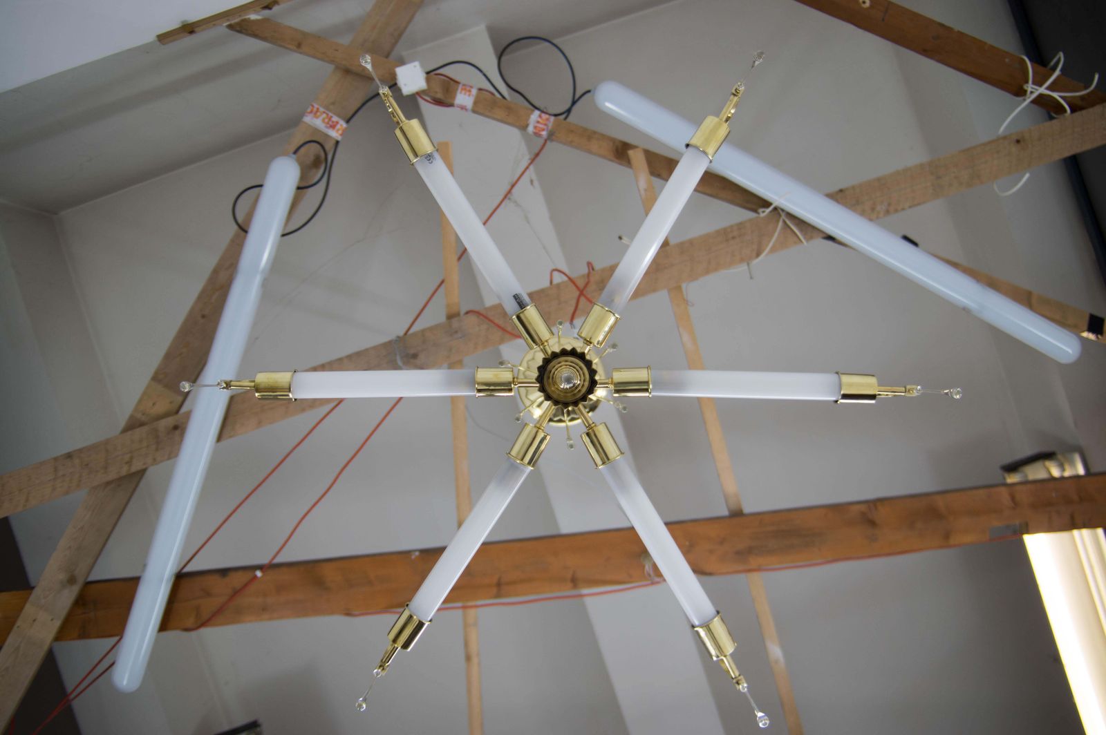 Very Rare Art Nouveau/Art Deco Chandelier, Austria, 1920s photo vinterior