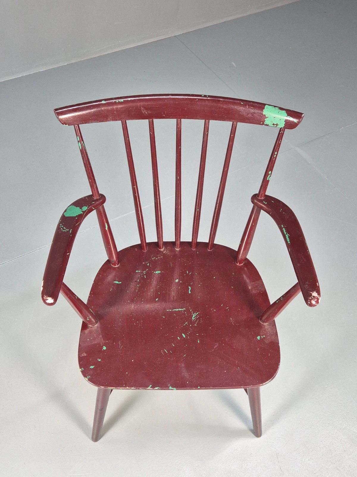 Vintage Farstrup Stickback Elbow Chair 1960s Danish Design Retro Eb10607 Vdin photo vintage