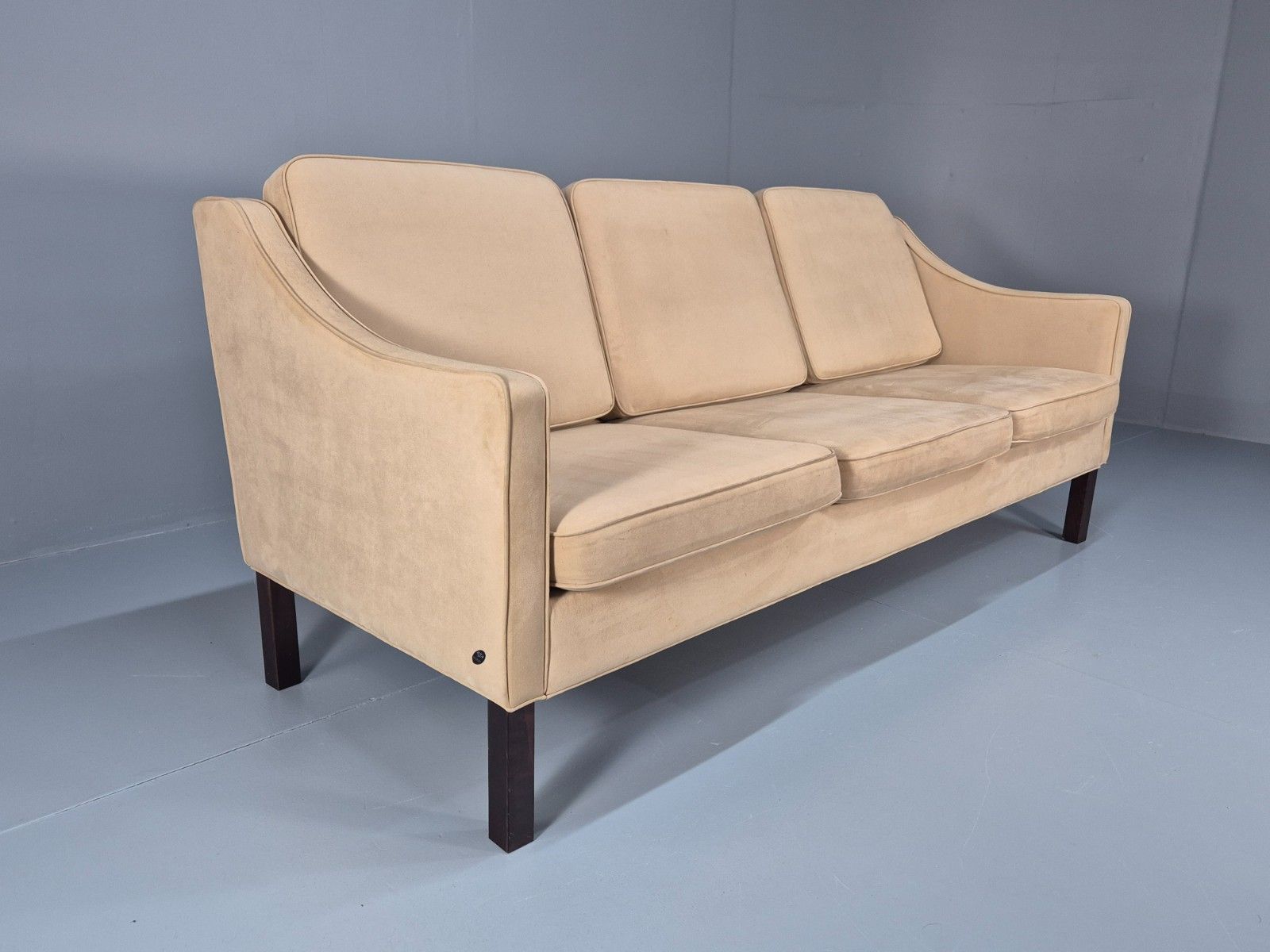 575.0 Vintage Hurup Three Seater Settee Danish Retro 1980s Mcm  Eb10447 M3ss photo