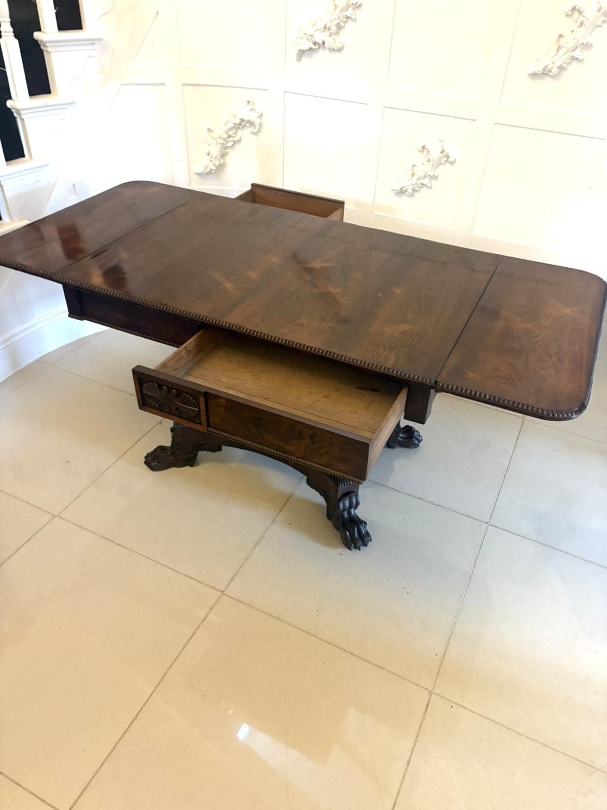 Superb Quality Antique 19th Century Rosewood Freestanding Side Table photo Furniture