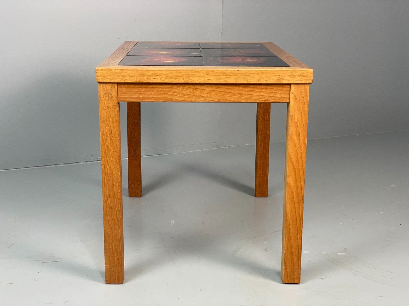 Vintage Teak Tile Topped Coffee Tables Pair Danish Retro 1970s Eb10257 Mwoo photo buy
