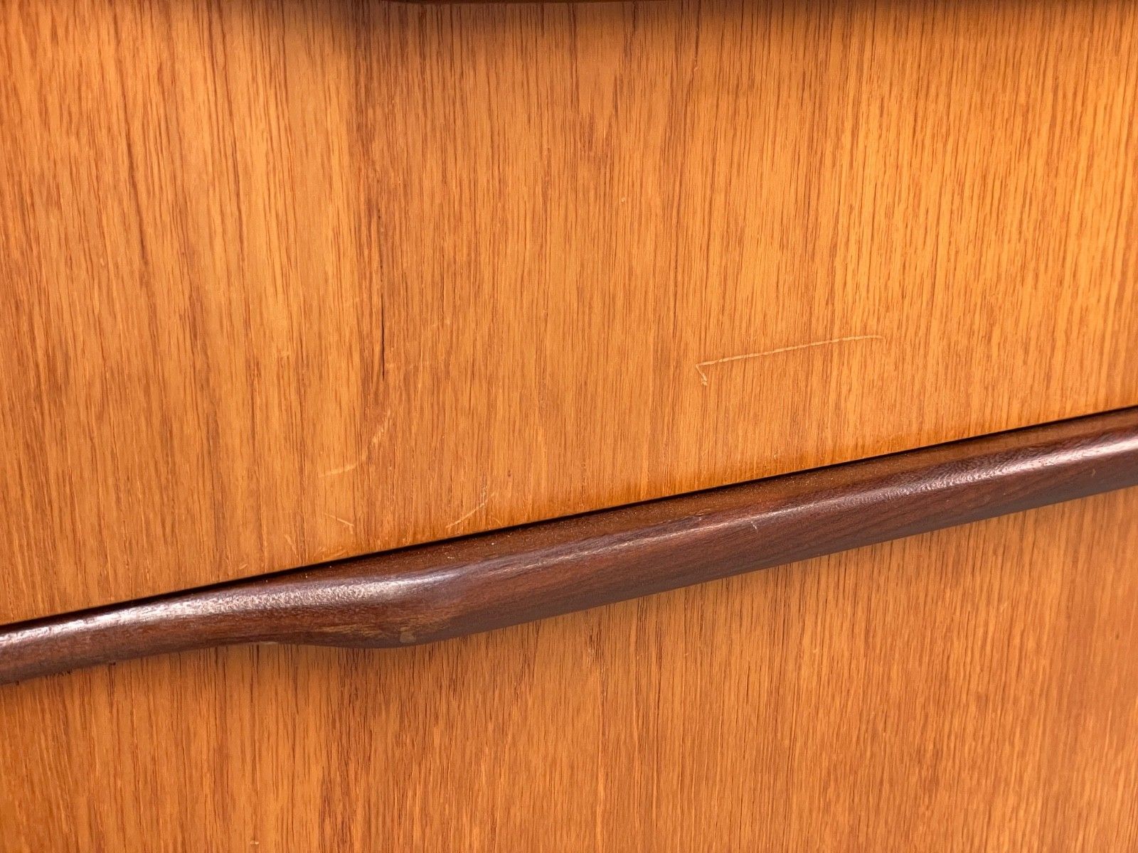 Vintage Teak Media Unit 1970s Retro Drawer Eb10010 Mwoo photo vintage