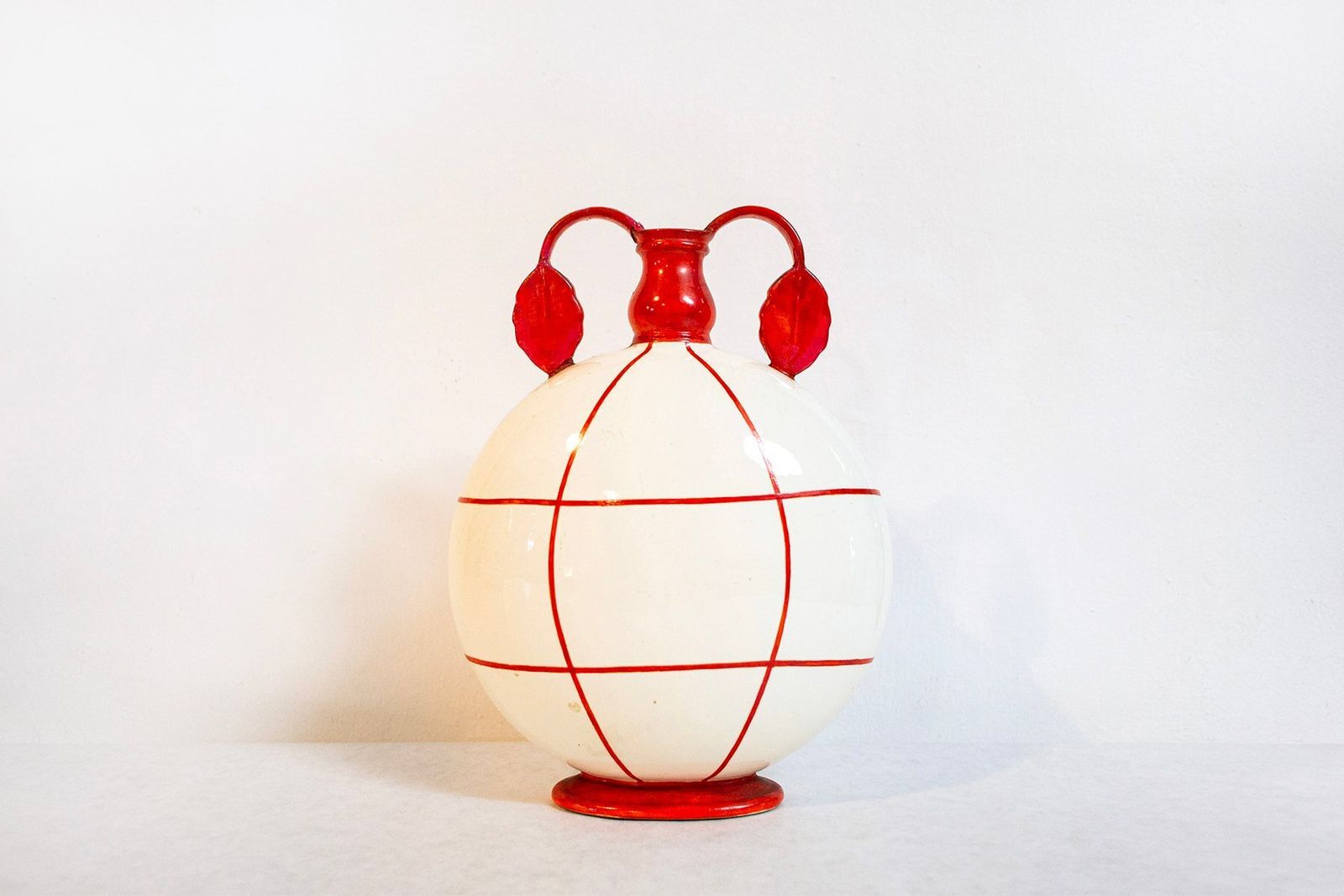 Monza 83 Vase By Guido Androvitz For Società Italiana Ceramica Laveno, 1920s
