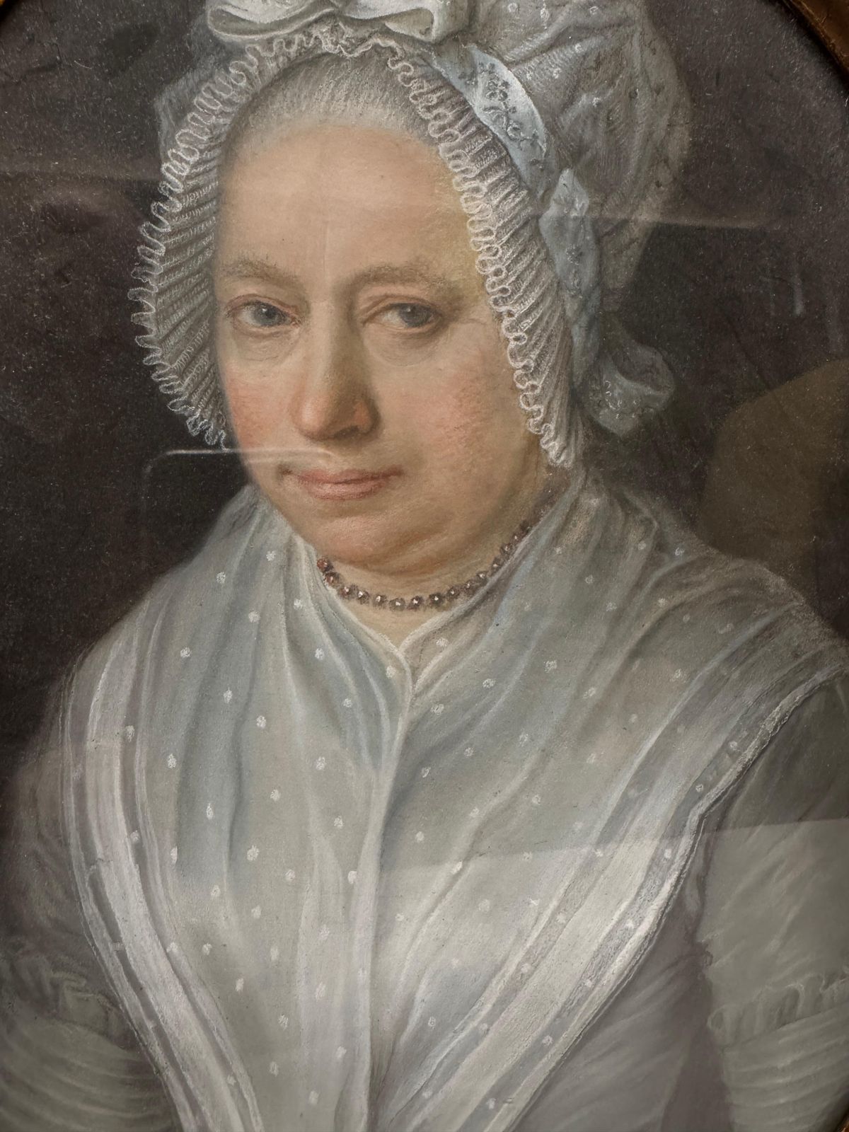 18th Century Portrait Of A Lady By Johann Hirschmann photo for sale