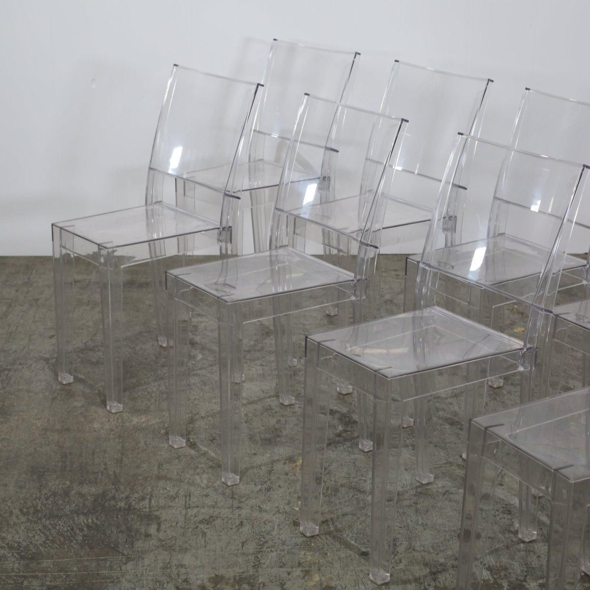 Kartell La Marie Chairs By Philippe Starck, Set Of Eight photo Furniture
