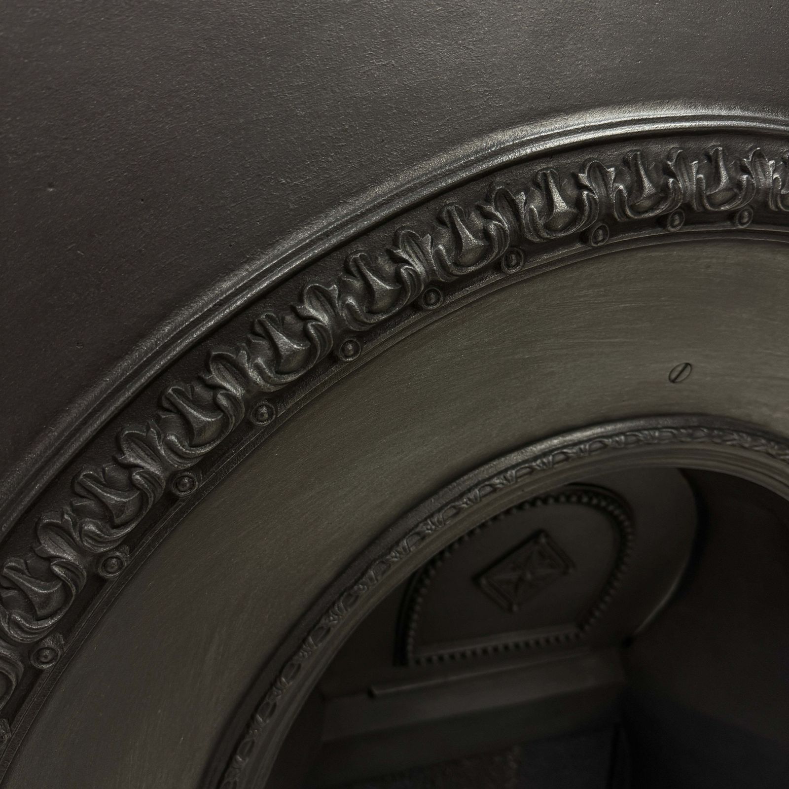Antique Victorian Cast Iron Arched Insert photo furniture
