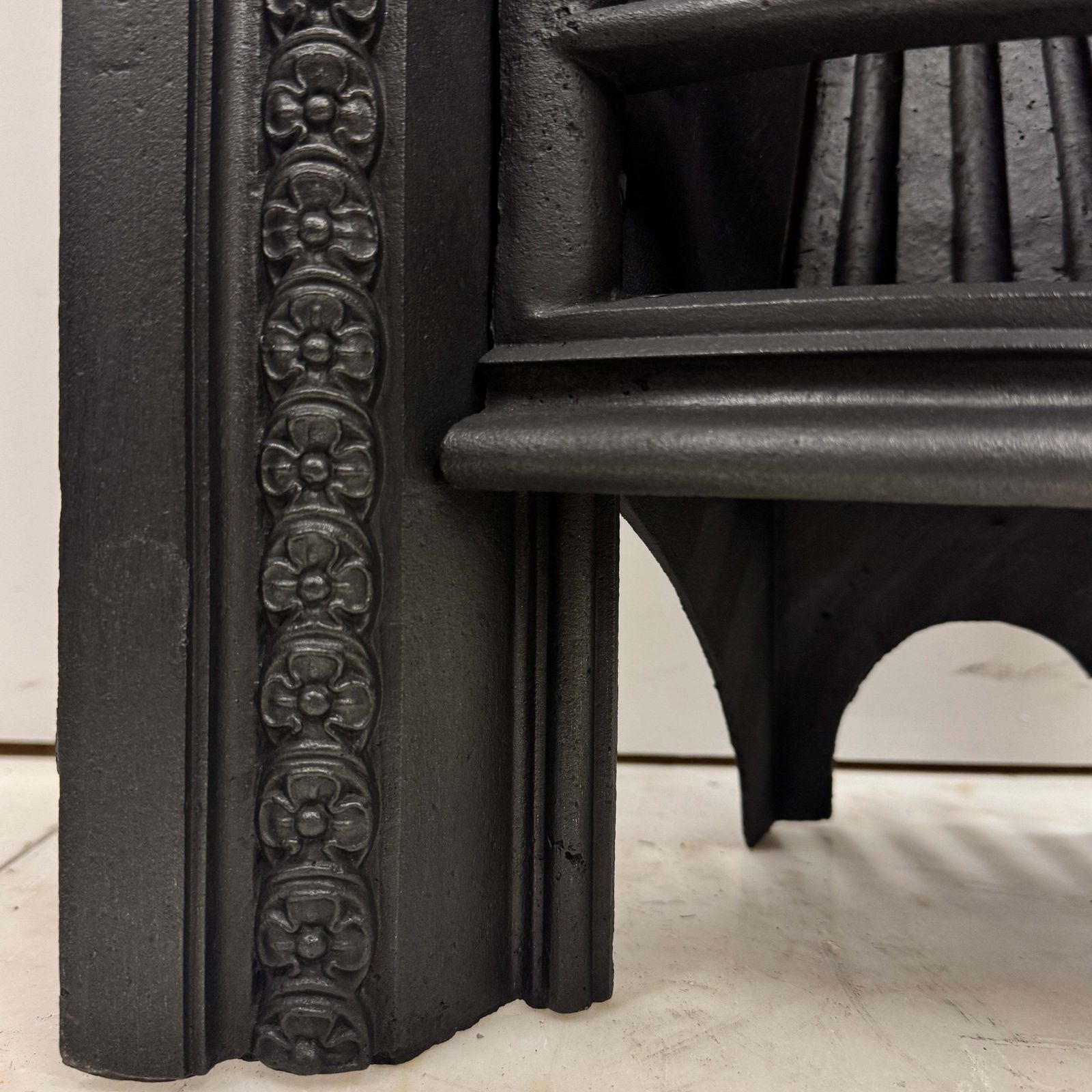 Antique Victorian Cast Iron Arched Insert photo Home Fixtures