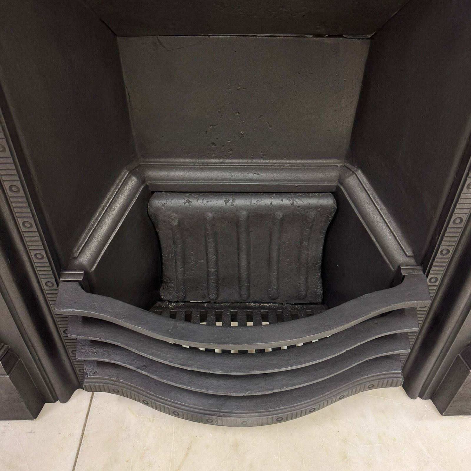 Antique Cast Iron Combination Fireplace photo furniture