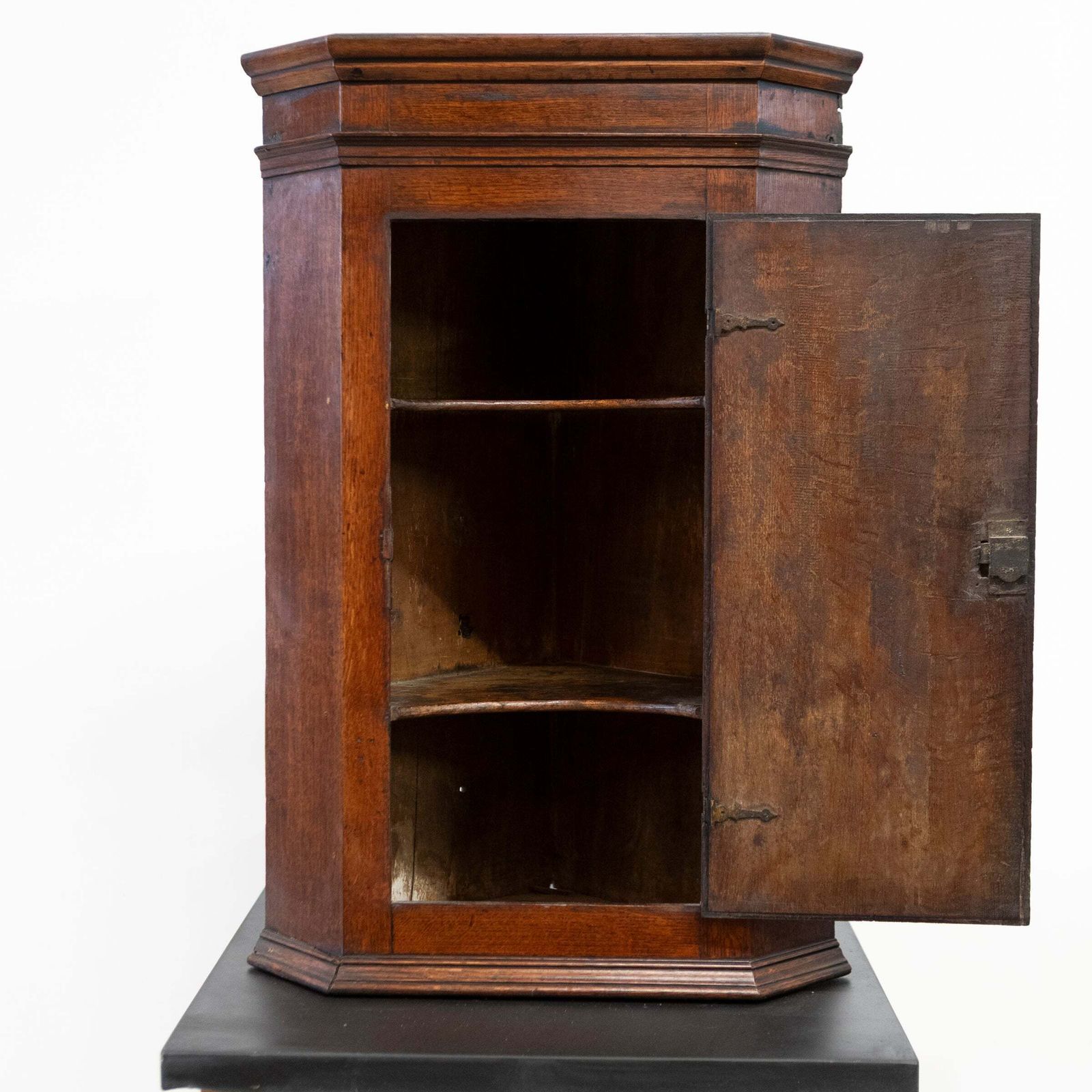 Antique Early 19th Century Oak Corner Cupboard photo furniture