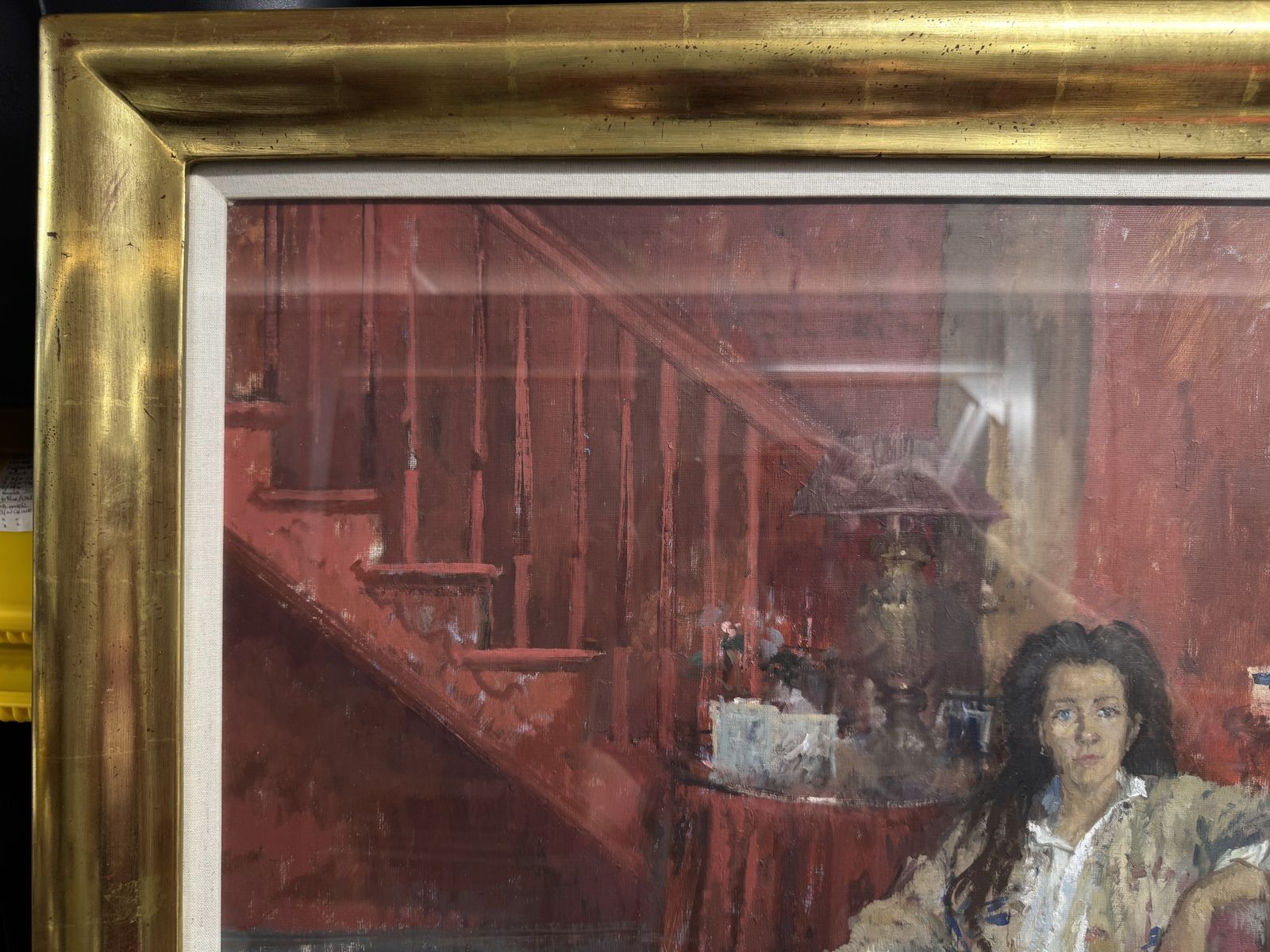 In The Sitting Room By Peter Kuhfeld (B 1952) photo furniture
