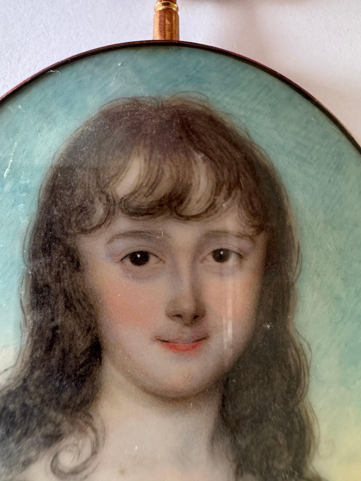 18th Century Portrait Miniature   Style Of William Wood (1768  1809) photo for sale