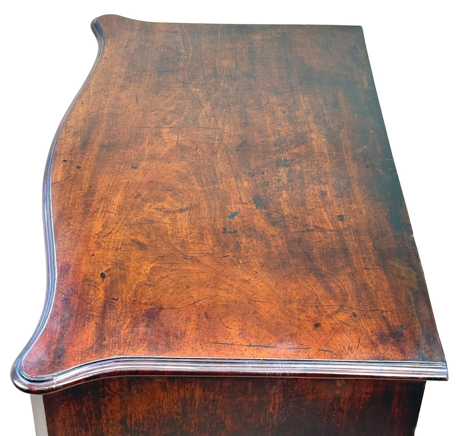 Fine 18th Century Mahogany Serpentine Commode Chest (England, Circa 1760) photo Furniture