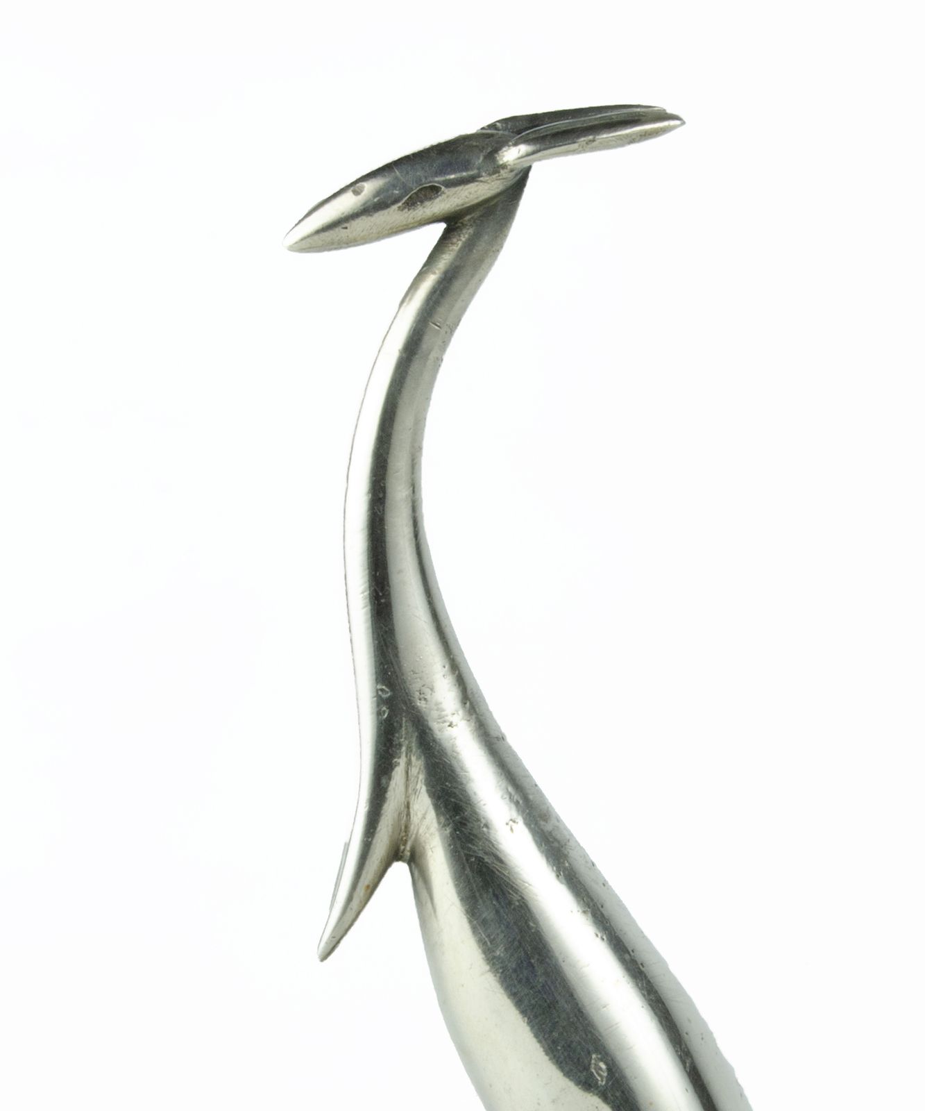 1920s Art Déco Nickel Brass Small Kangaroo Sculpture By Karl Hagenauer (Werkstätte Hagenauer Wien), Austria photo for sale