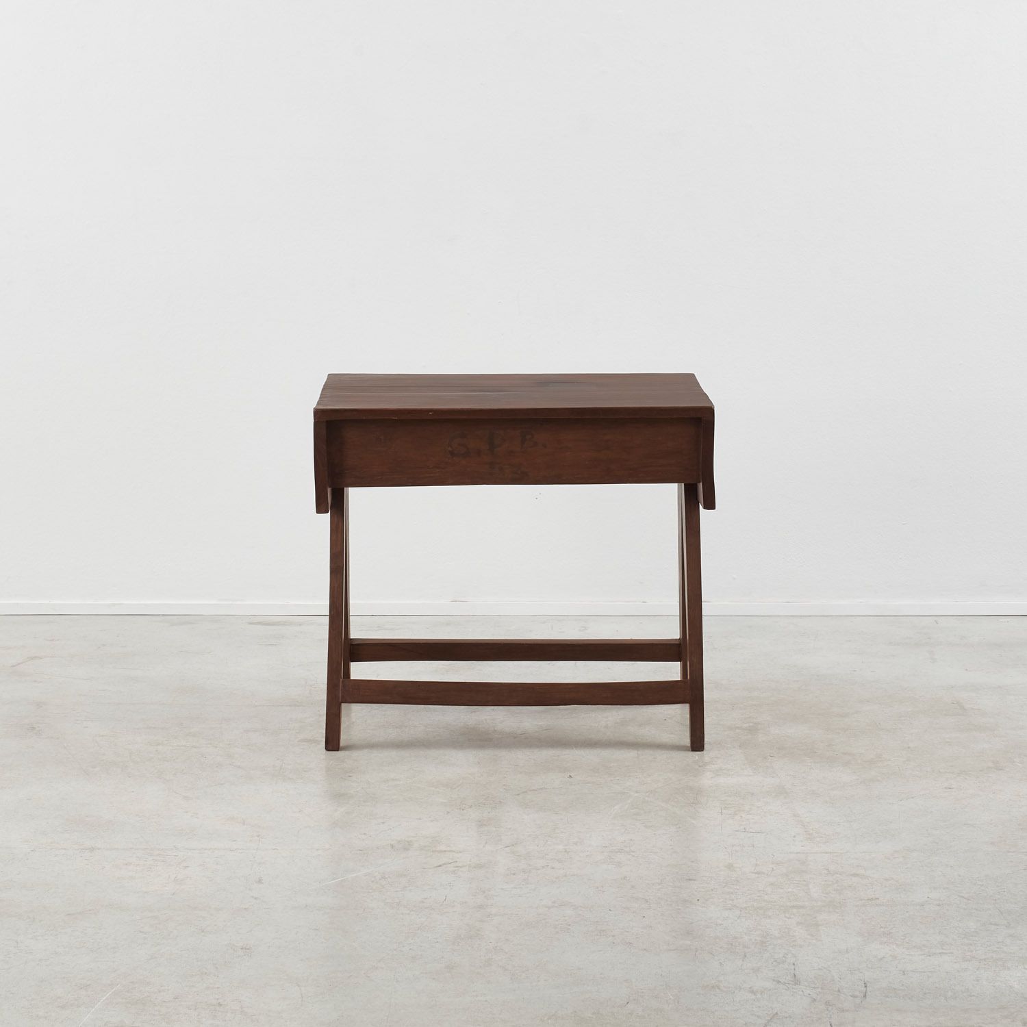 Pierre Jeanneret Teak Student Desk Chandigarh, France, 1960s photo for sale
