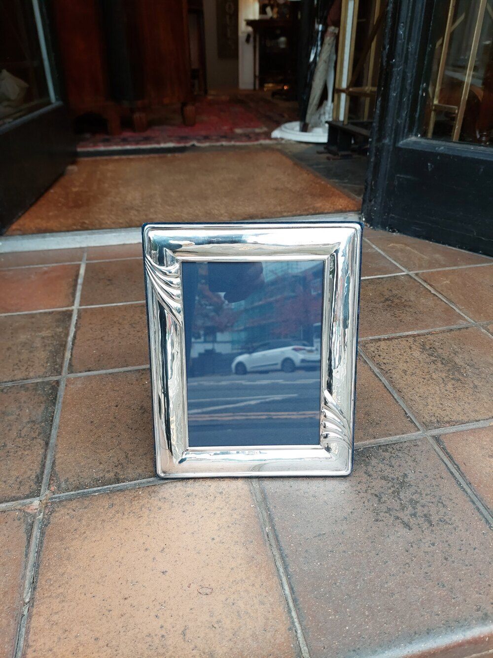 Sterling Silver Photo Frame, 2000s photo Home Decor