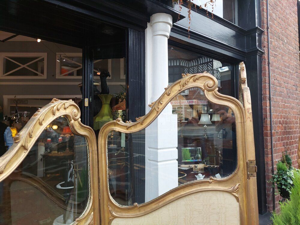 Mid 19thc Continental Giltwood Vanity Screen photo for sale