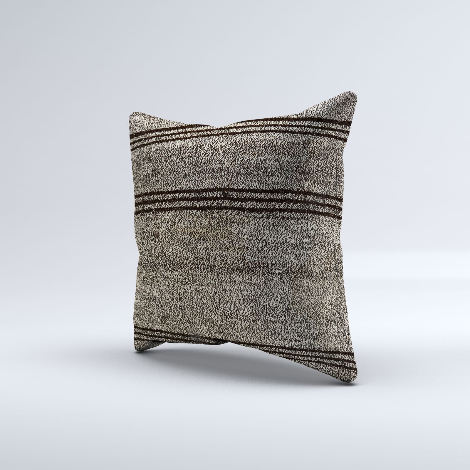 Kilim Cushion Cover 60x60 Cm Square Wool Large Pillowcase Vintage Turkish 66605 photo furniture