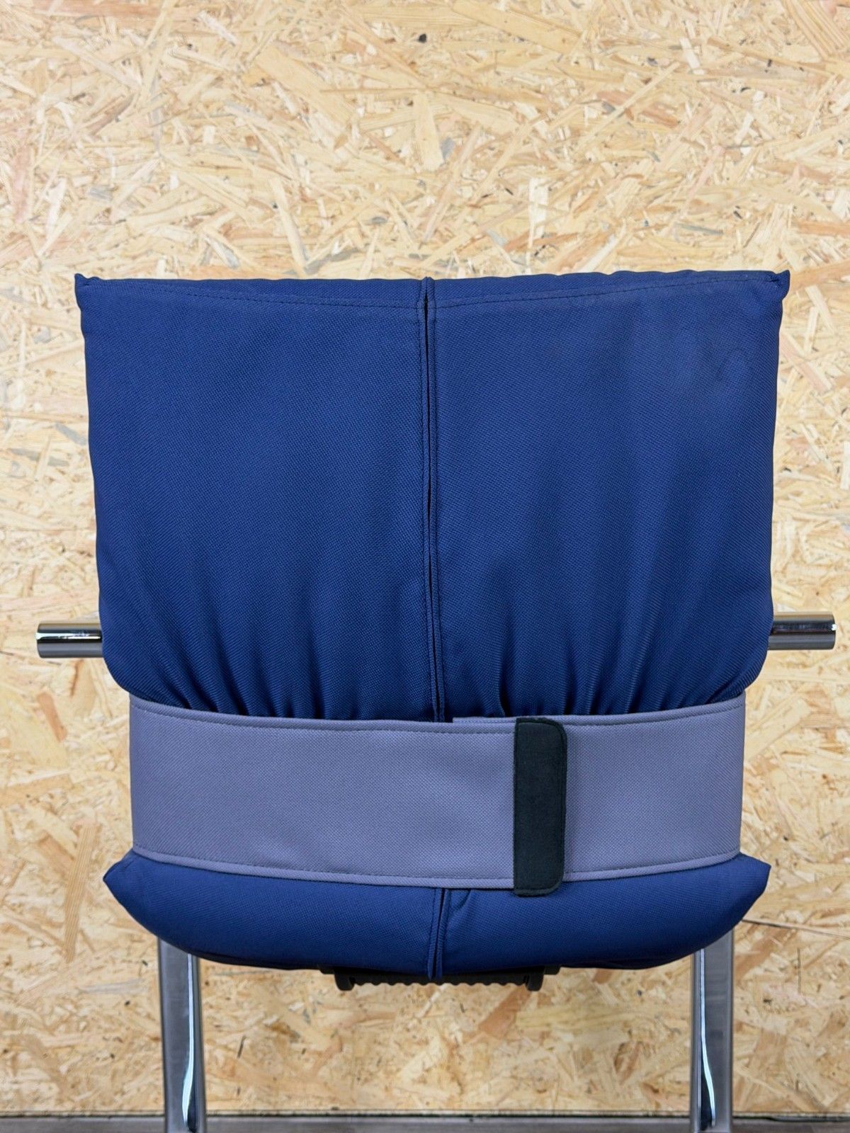 Furniture 1990s Vitra Figura Cantilever Chair Design Mario Bellini Object X Metal & Fabric photo