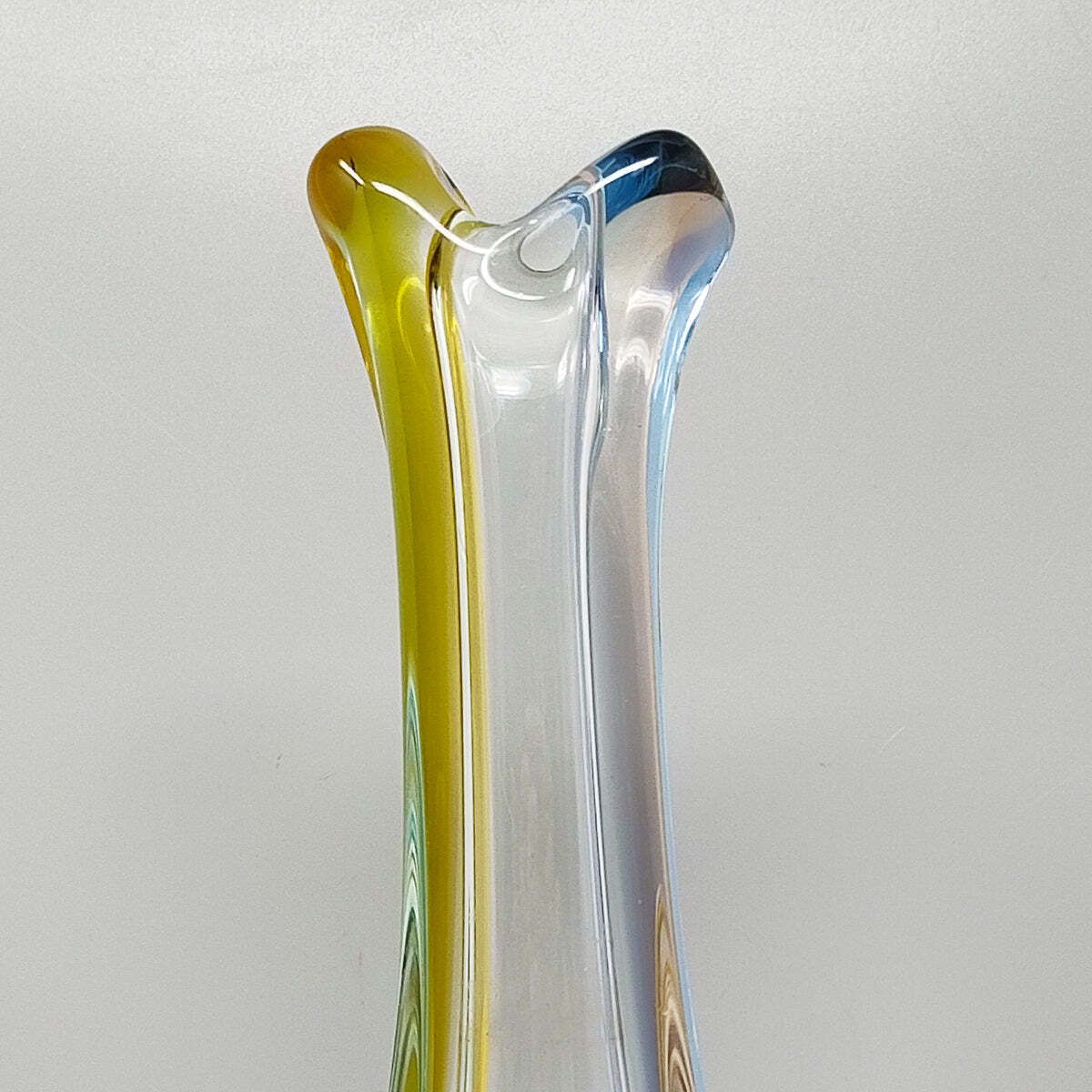 1960s Gorgeous Murano Vase By Flavio Poli. Made In Italy photo 437.0