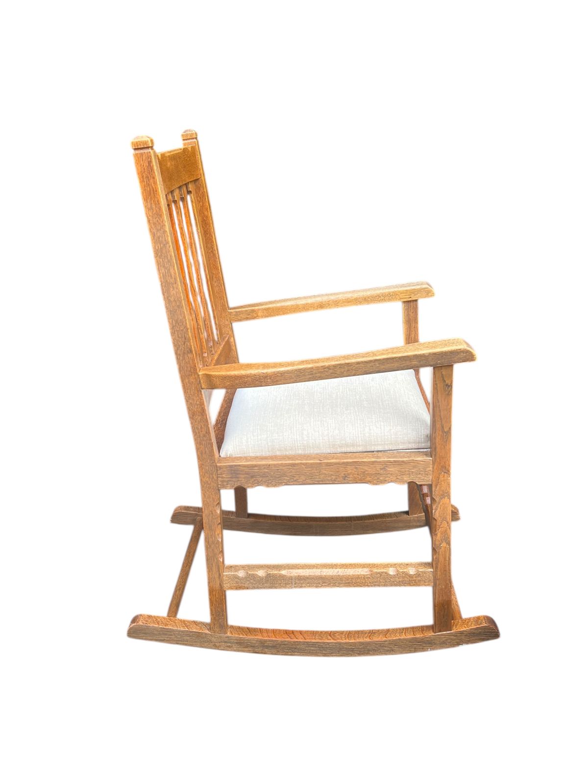Vintage Cotswold School Mission Style Oak Rocking Chair photo buy