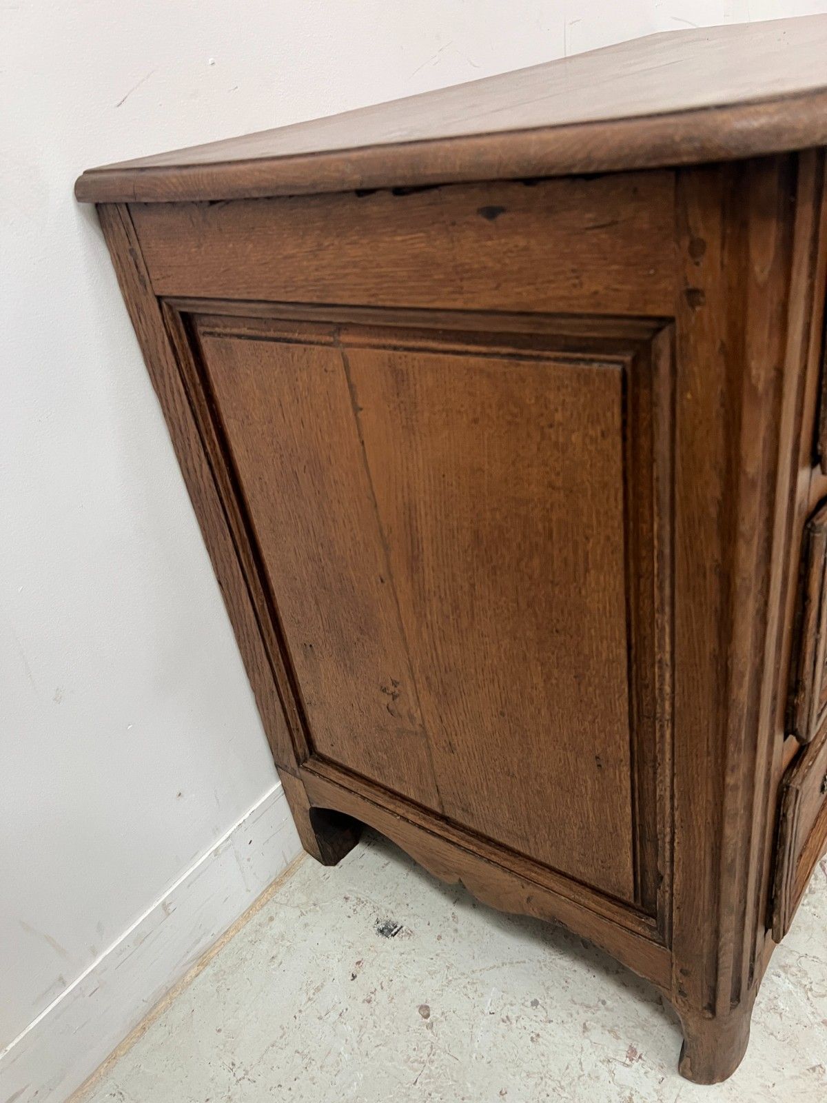 Furniture Louis XIV Style Solid Oak Dresser 18th Century photo