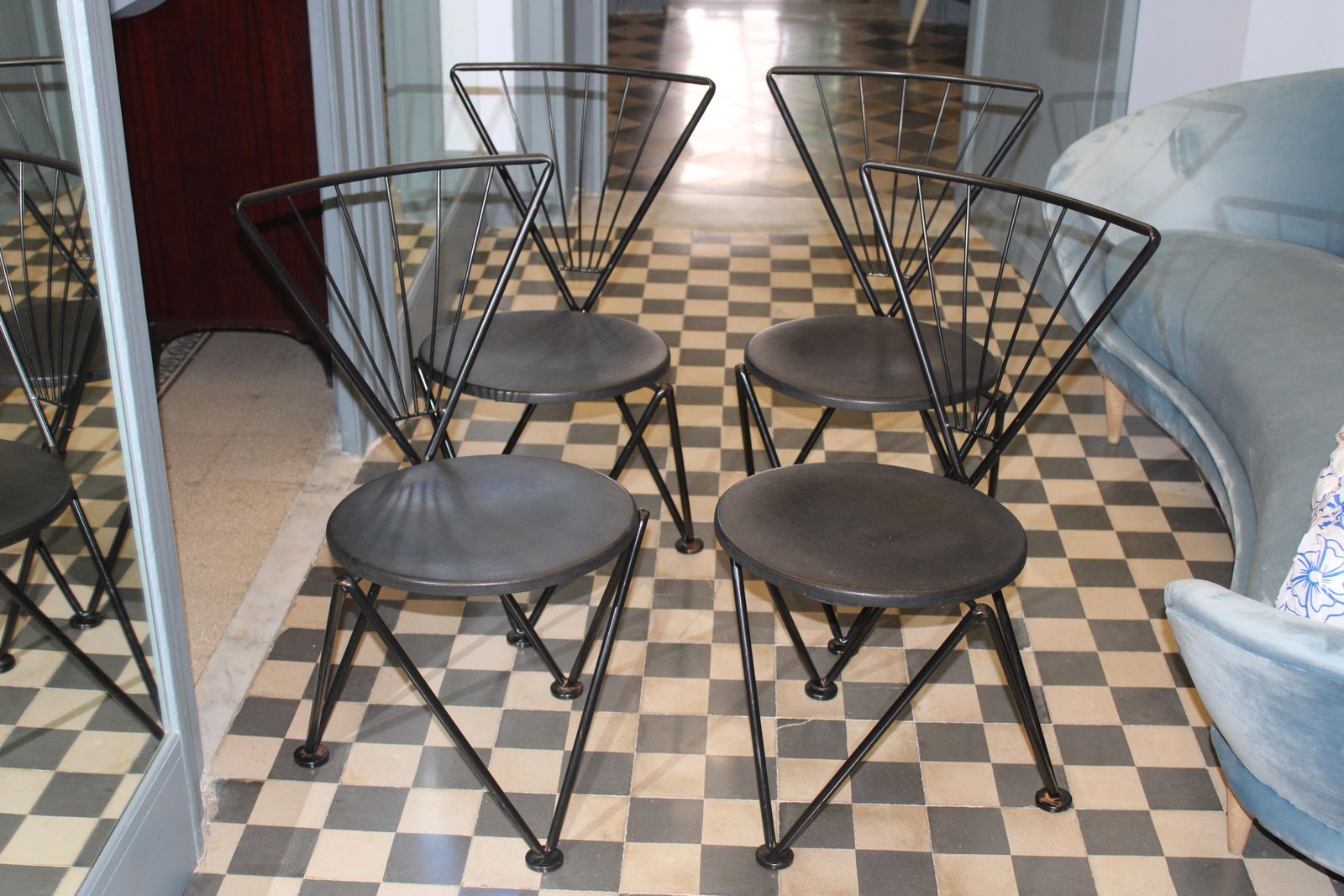 1980s Minimalist Italian Chairs By Bonaldo, Designed By Josef Hoffmann photo furniture