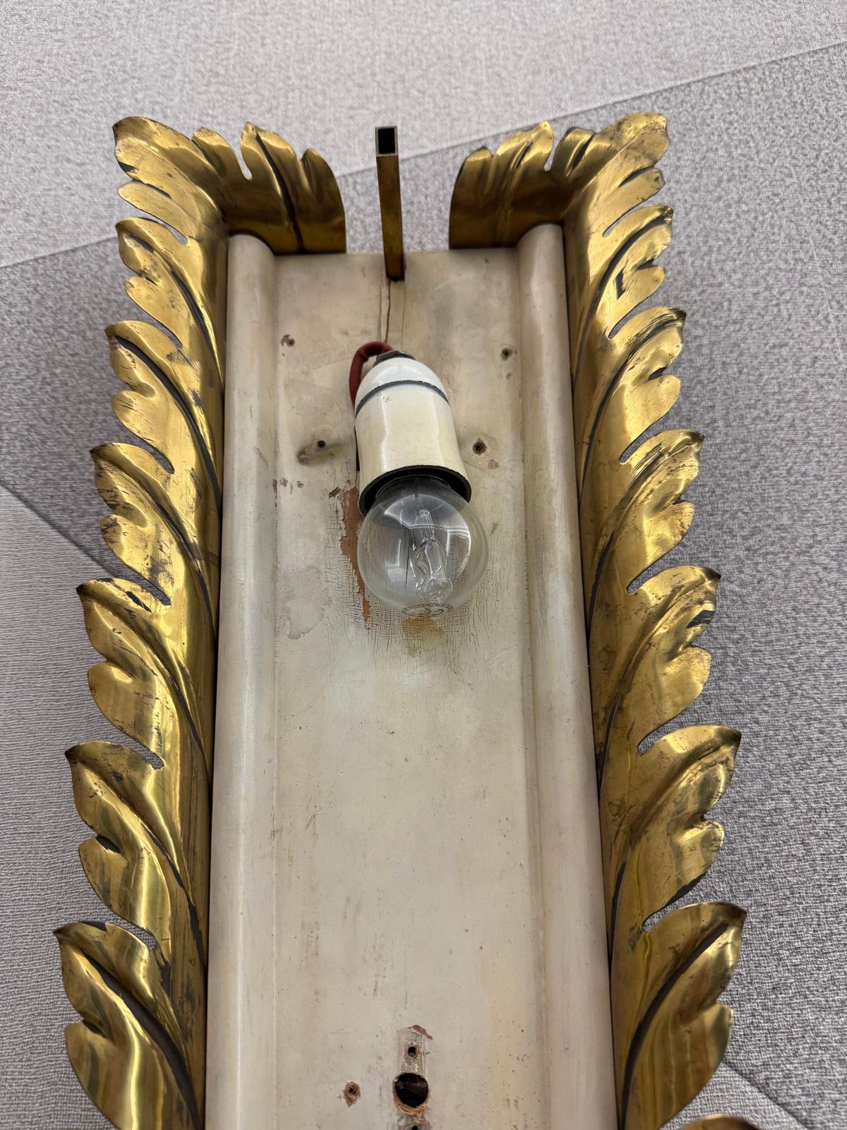 Rare Pietro Chiesa Wall Lamp For Fontana Arte 1935 photo furniture