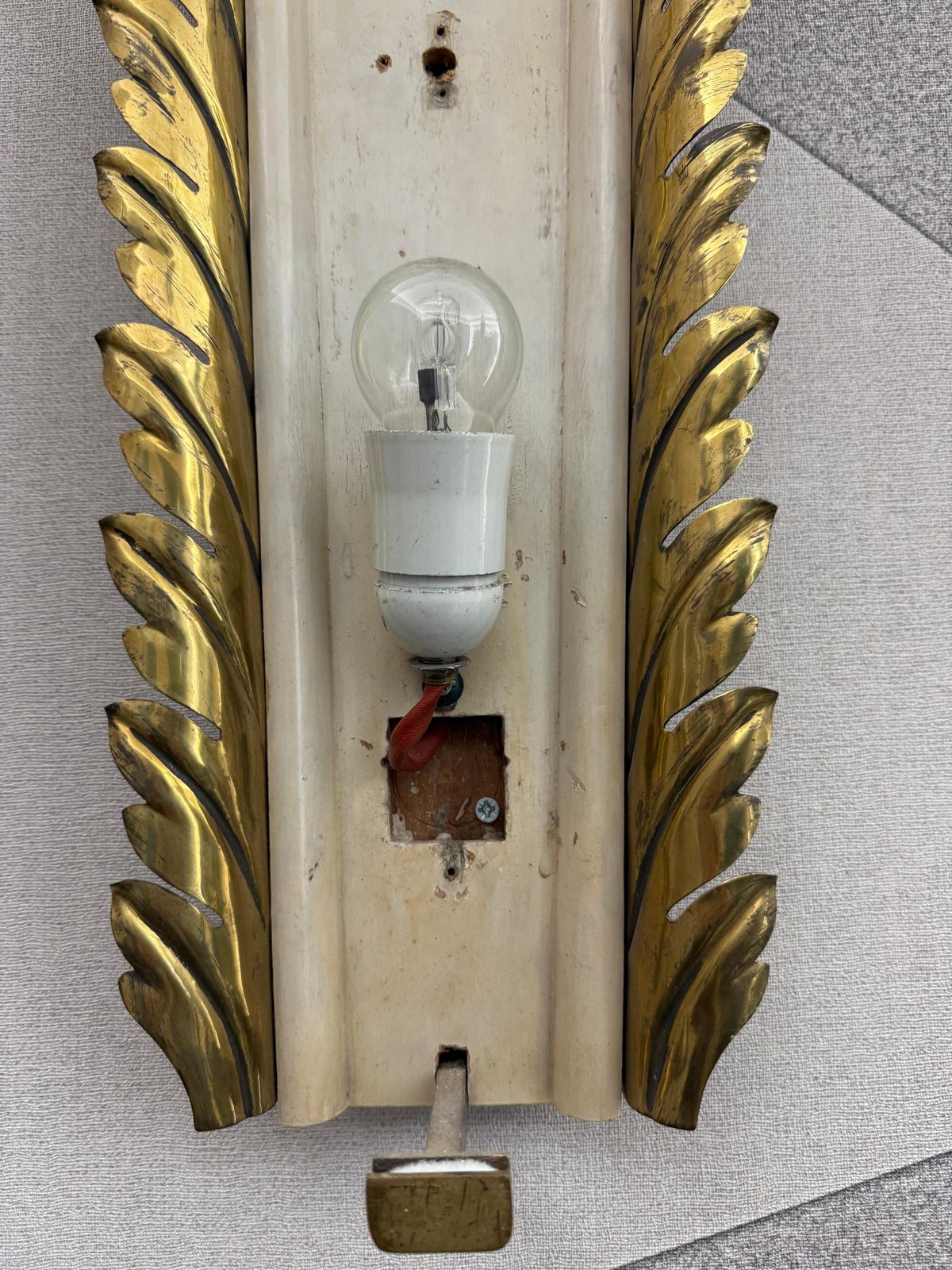 Rare Pietro Chiesa Wall Lamp For Fontana Arte 1935 photo vintage