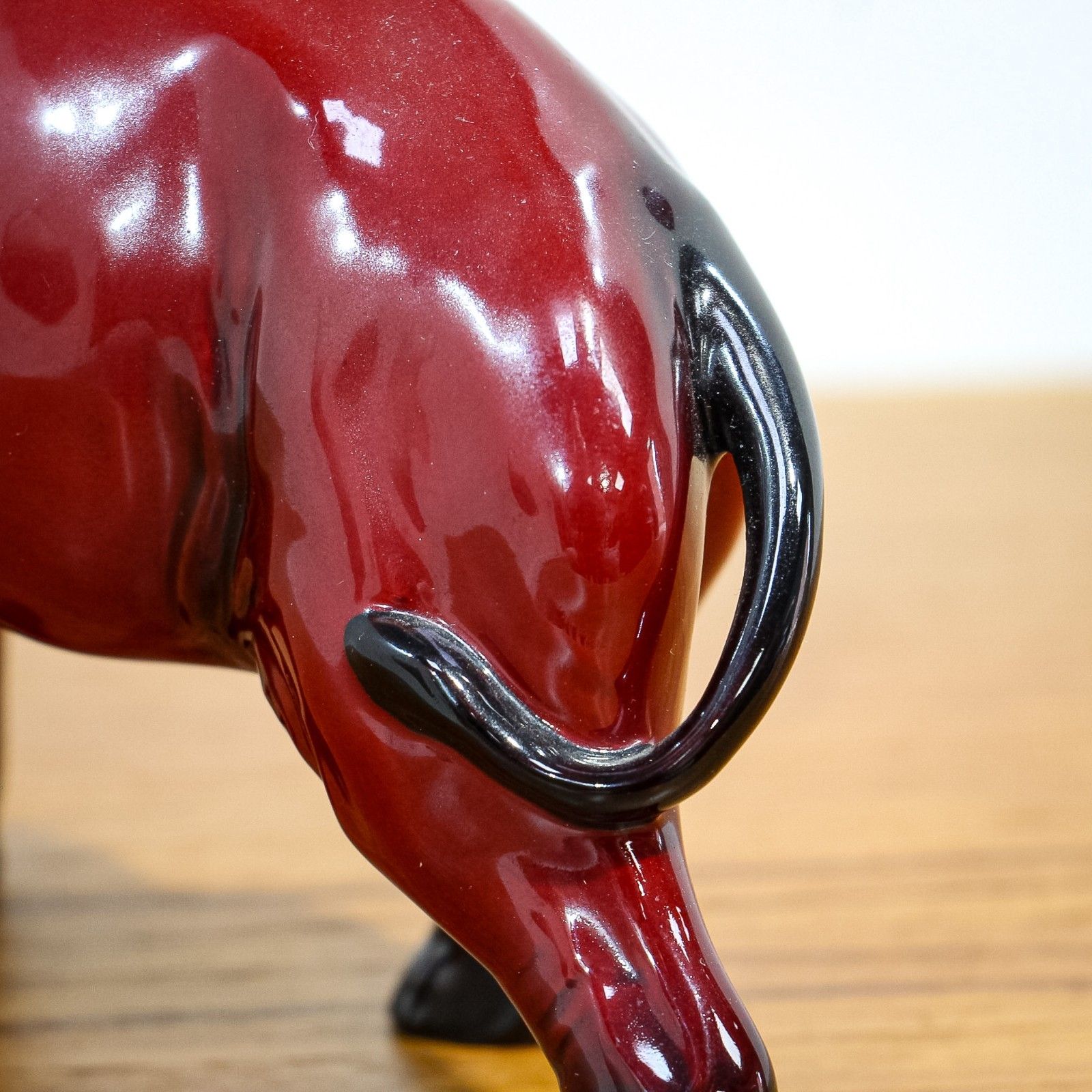 Large Royal Doulton Flambe Elephant photo buy