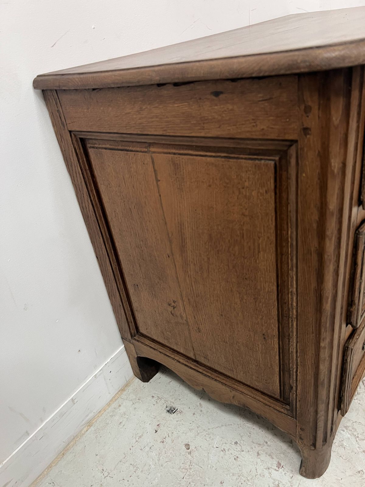 Furniture Page 1 Of 16 Louis XIV Style Chest Of Drawers In Solid Oak, 18th Century photo