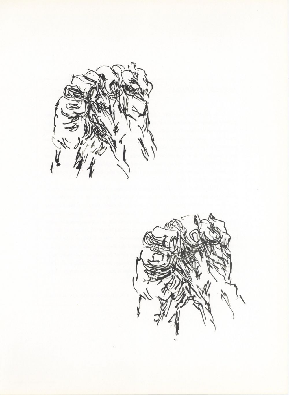 Jean Bazaine Original Lithograph 1982 38x28 Cm Tribute