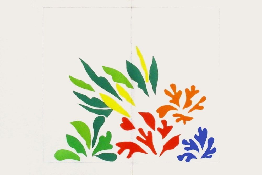 Henri Matisse 1958 Wonderful Lithograph Mourlot Verve Acanthes Magazine