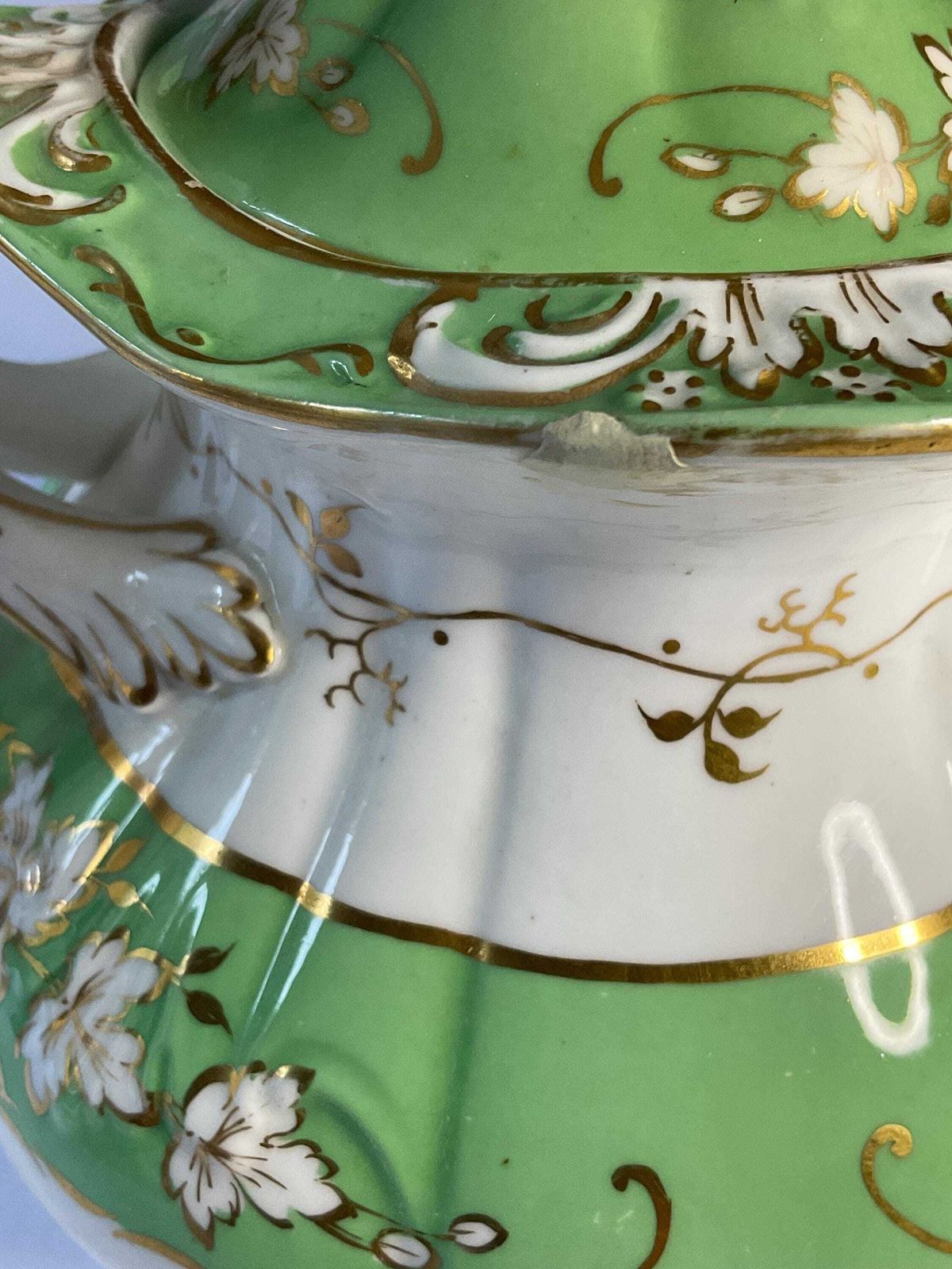 English Porcelain Teapot, Early 19th Century, With Provenance. A Rare Piece. photo furniture