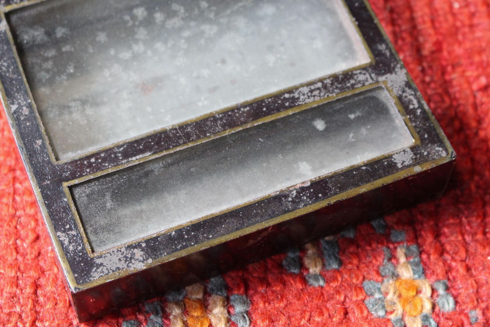 photo vintage Circa 1870 American Toleware & Card Perpetual Calendar Circa 1870 John Heath
