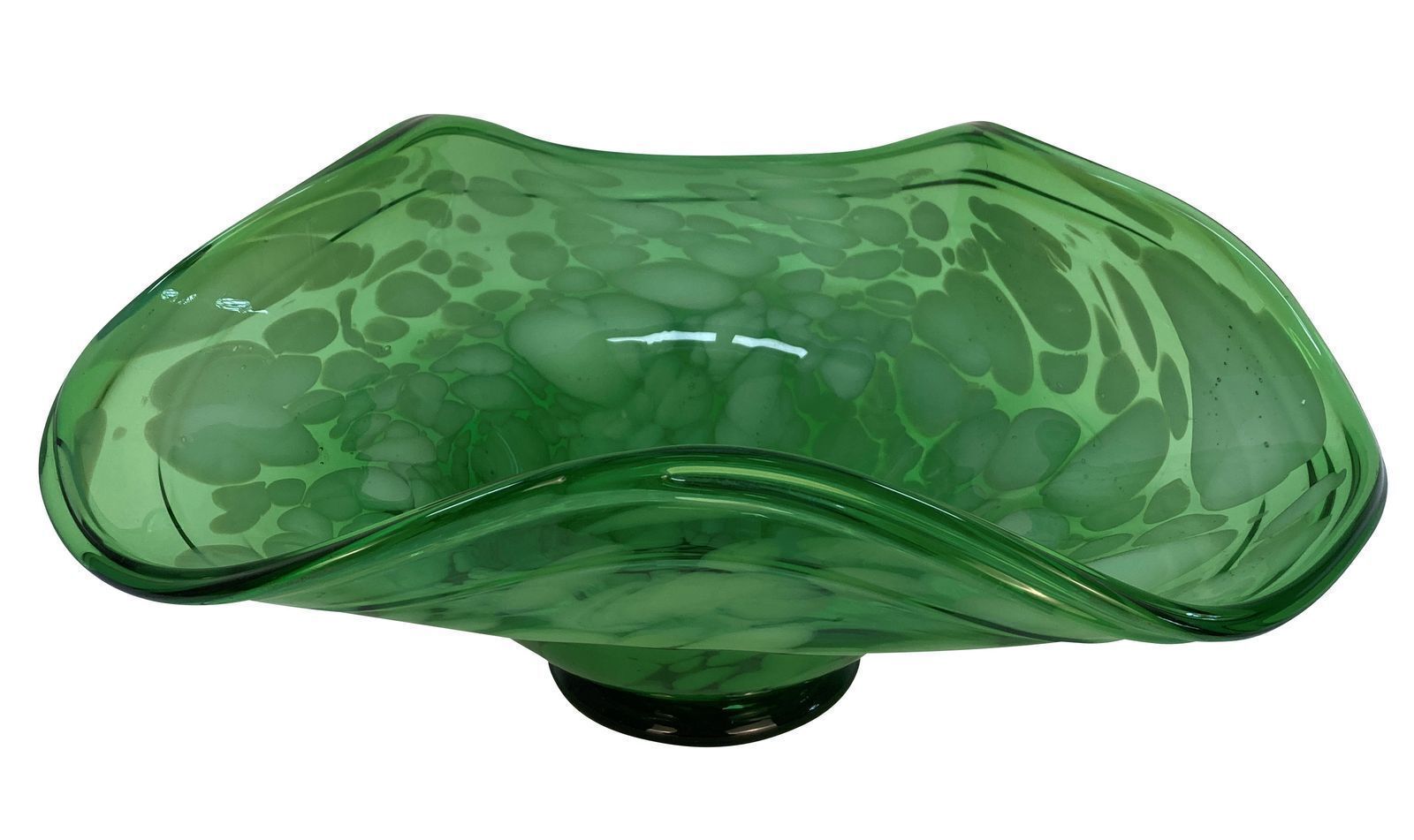 A Collection Of Four Large Italian Mid Century Glass Vases photo 767.0