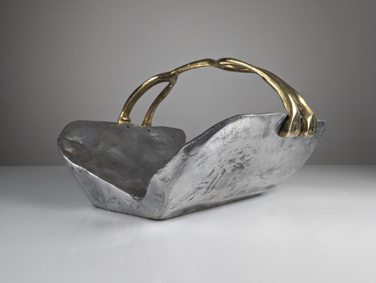 Firewood Holder By David Marshall 1980s