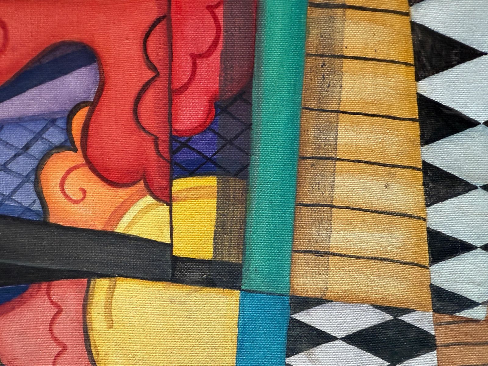 Tom Cowsert Flamenco Dancers Spanish Dancers Acrylic Painting On Canvas 1999 photo 950.0