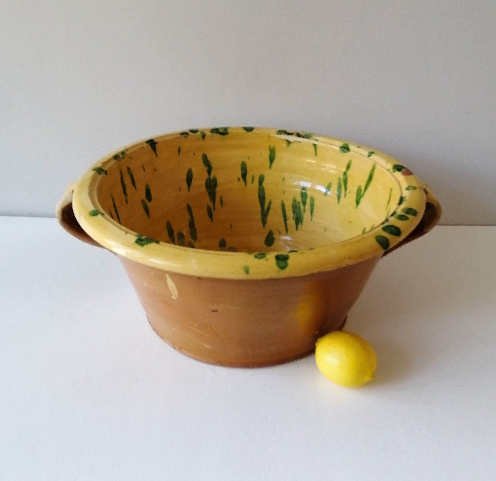 Antique Italian Pasatta Bowl photo furniture